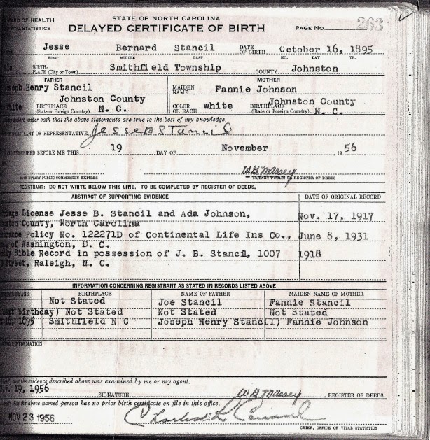 North Carolina Vital Records Agency Information